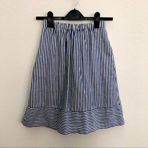 NWOT J Crew Factory Cotton-Linen Midi Skirt
